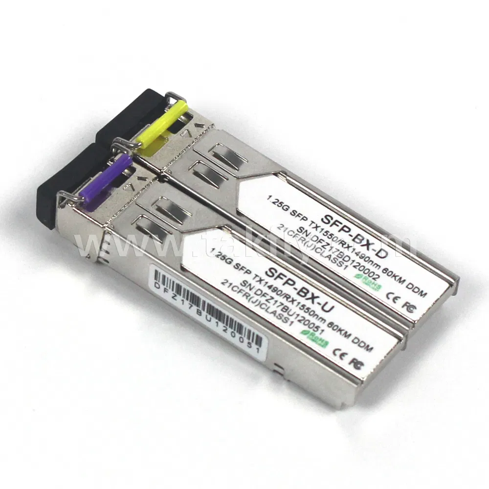 1.25g 1310/1550 20km SFP Bidi FTTH Transceiver Module