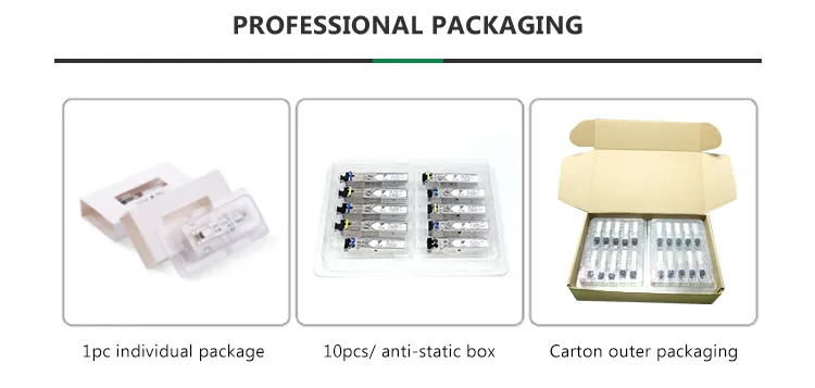 1.25g Bidi SFP 60km Single Mode Single Fiber LC 1490/1550 SFP Transceiver Module