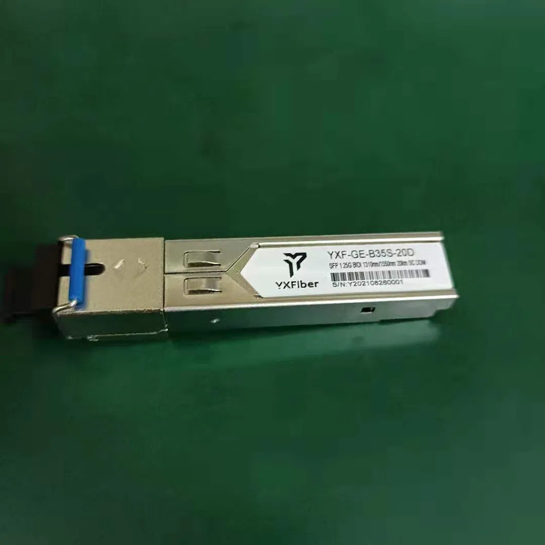 1.25g SFP Module 1550/1310nm 20km Sc Ddm Communication Modules