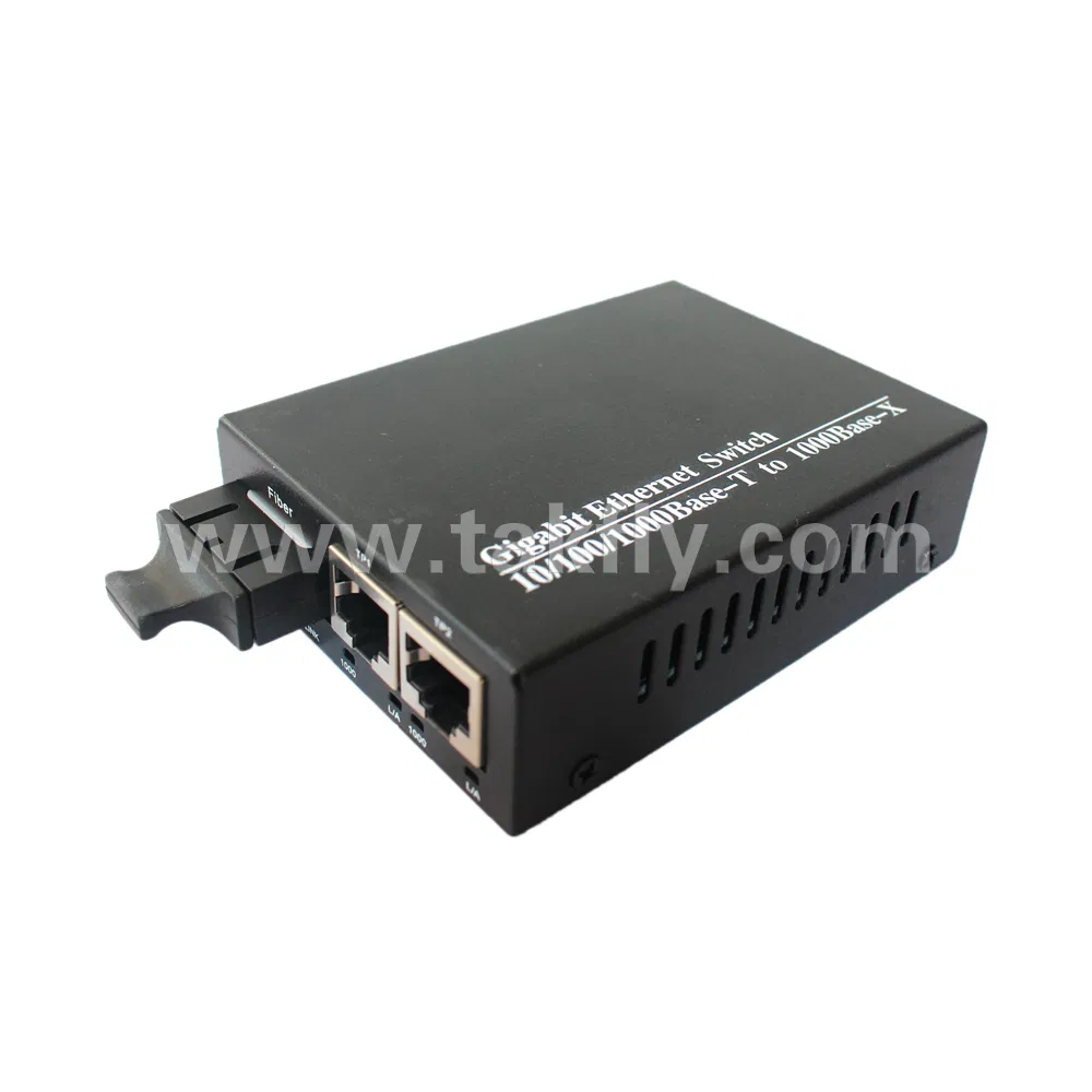 1000m Unmanaged 40km 80km Fiber Media Converter