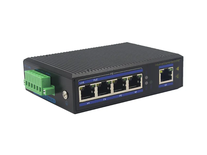 100m Industrial Switch Fiber Optic Poe Switch Industrial Poe Switch for IP Camera/Monitor