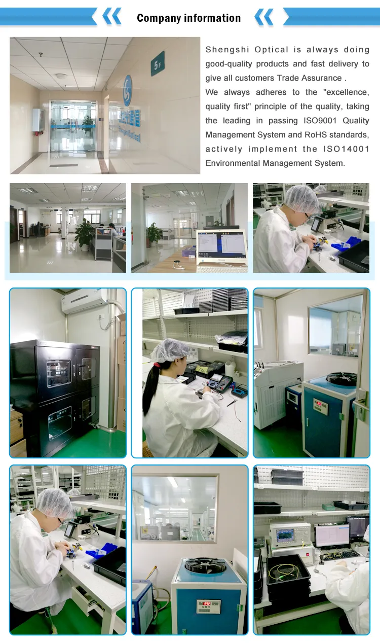 1270~1610nm 2.5GHz~6GHz Coaxial Pigtail CWDM Fiber Optical Laser Module for Analog or Digital Optical Transmission with RoHS and ISO9001