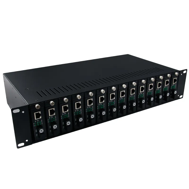 14 Slots 2u Media Converter Rack-Mountable Chassis (MC-RACK-14-2U)