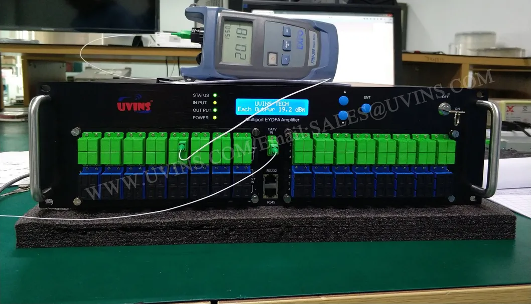 1550 Nm Pon Eydfa with Wdm/ Erbium Doped Optical Fiber Amplifier High Output Power