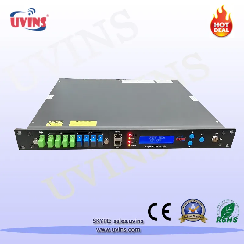 1550 Nm Pon Eydfa with Wdm/ Erbium Doped Optical Fiber Amplifier High Output Power