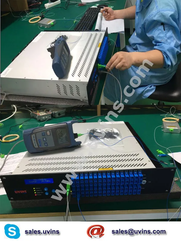 1550 Nm Pon Eydfa with Wdm/ Erbium Doped Optical Fiber Amplifier High Output Power