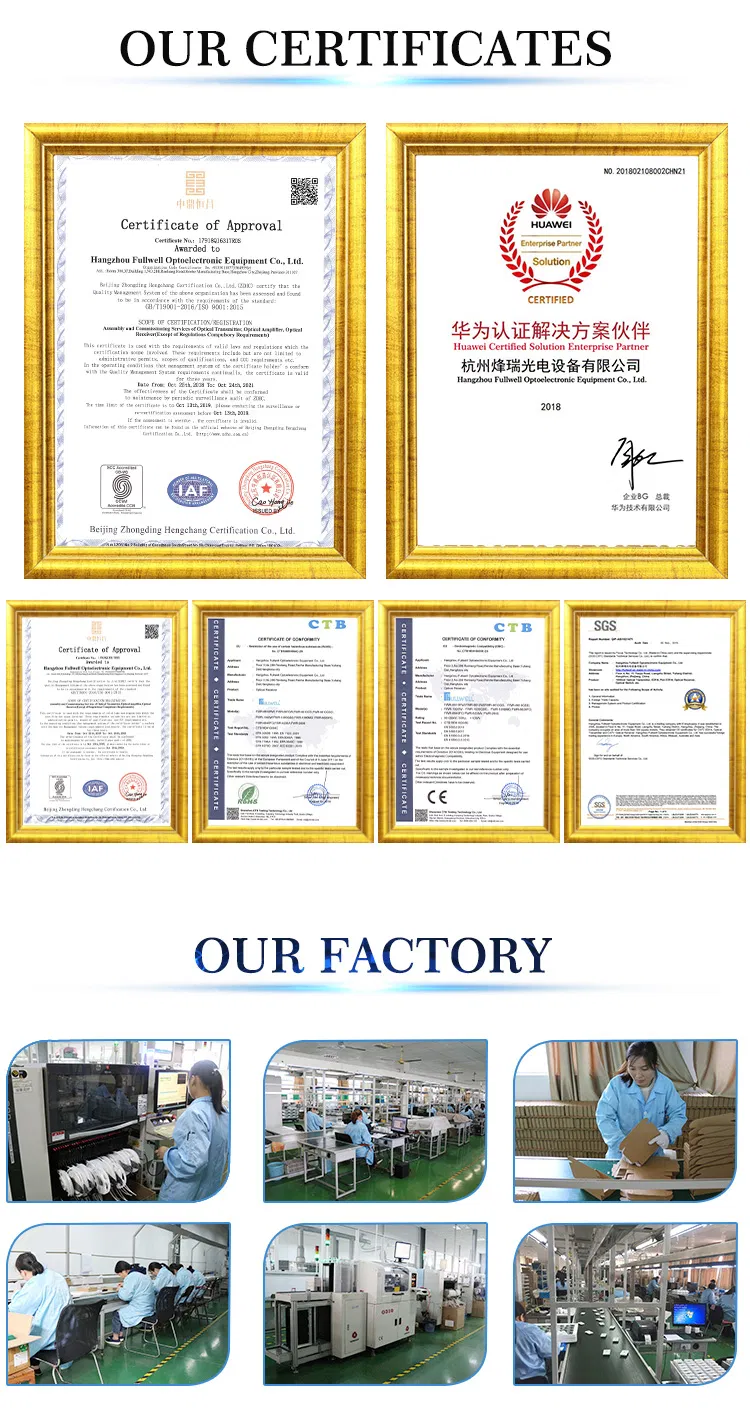 1550nm Erbium Ytterbium Co-Doped Fiber Amplifier 4 Port