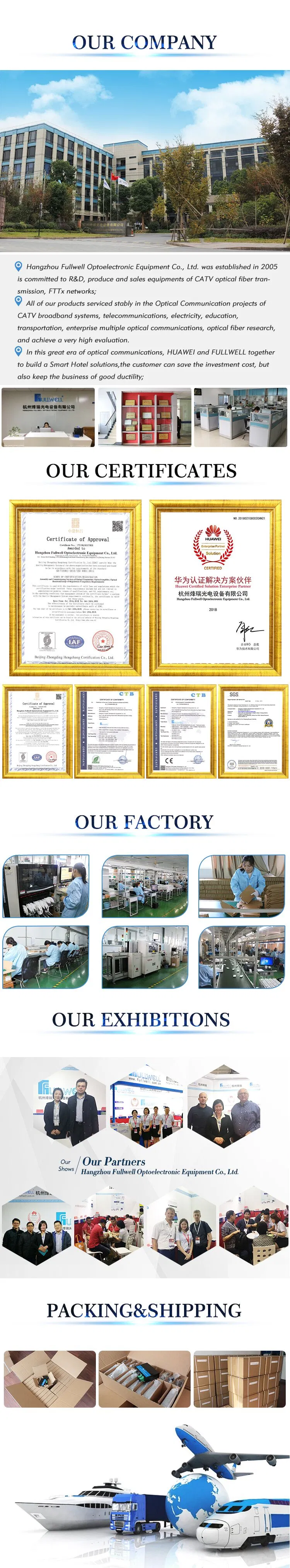 1550nm External Optical Transmitter Sbs 13 16dBm Adjustable