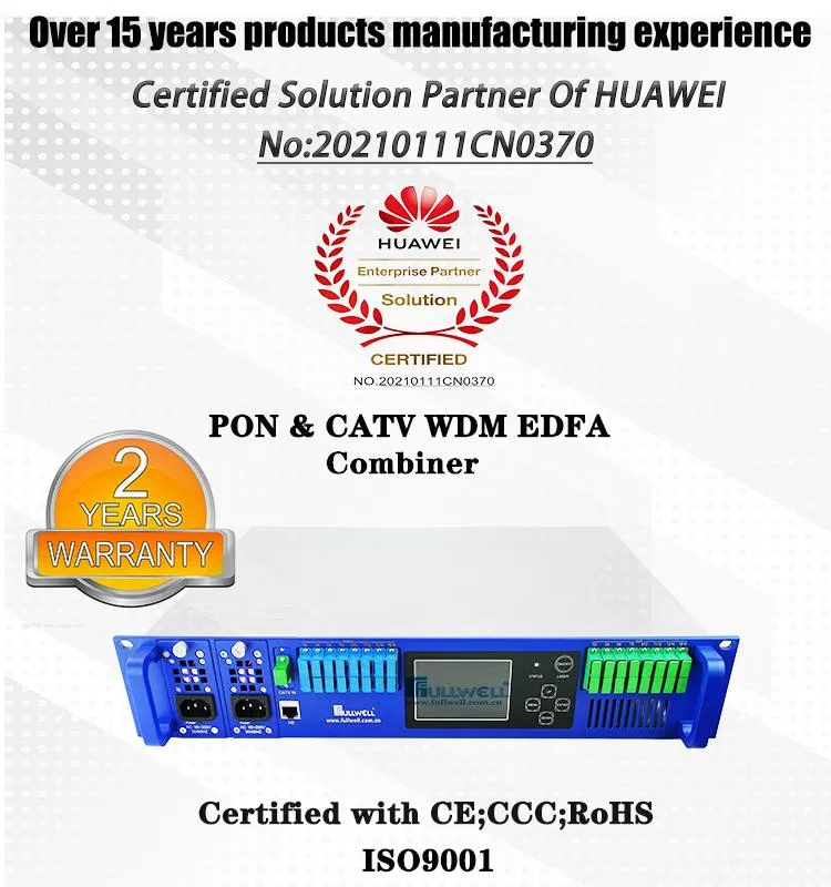 1550nm Multiport High Power Optical CATV Amplifier (2U) EDFA