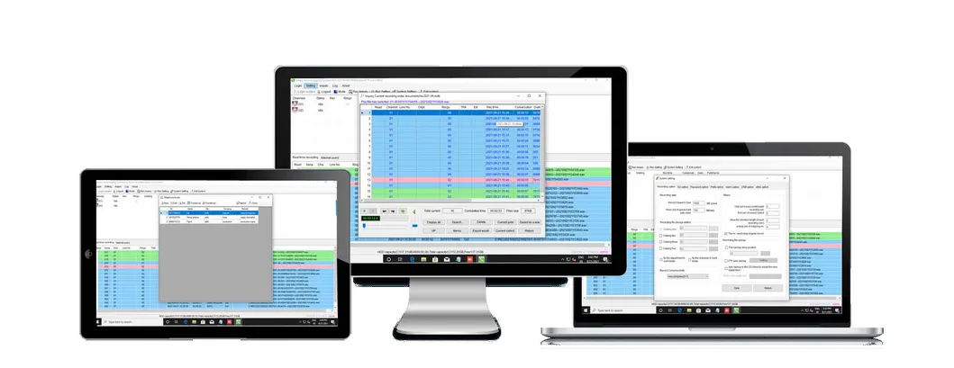 16lines Standalone Analog Line Recorder with 64GB SSD