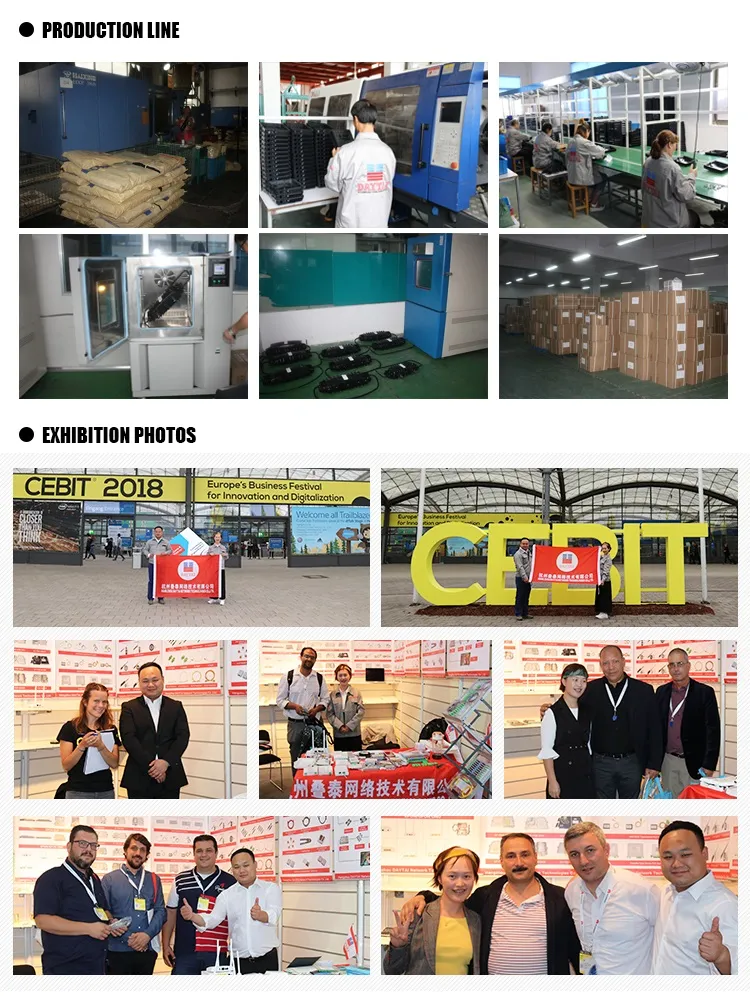 16mm Fiber Optic Cable Horizontal 6~96 Core 4 Port Fiber Optic Splice Closure