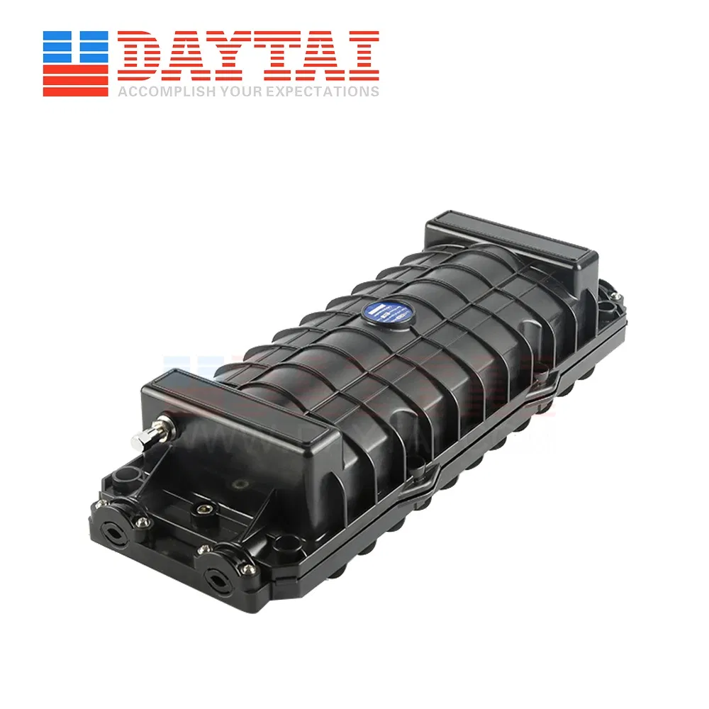 16mm Fiber Optic Cable Horizontal 6~96 Core 4 Port Fiber Optic Splice Closure
