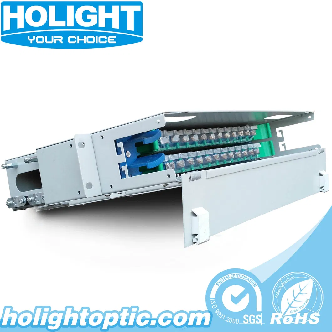 19 Inch Drawer Slidable Type ODF 24 Ports Sc