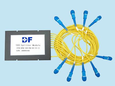 1xn 2xn Packaged ABS Plastic Box Optic Fiber PLC Splitter