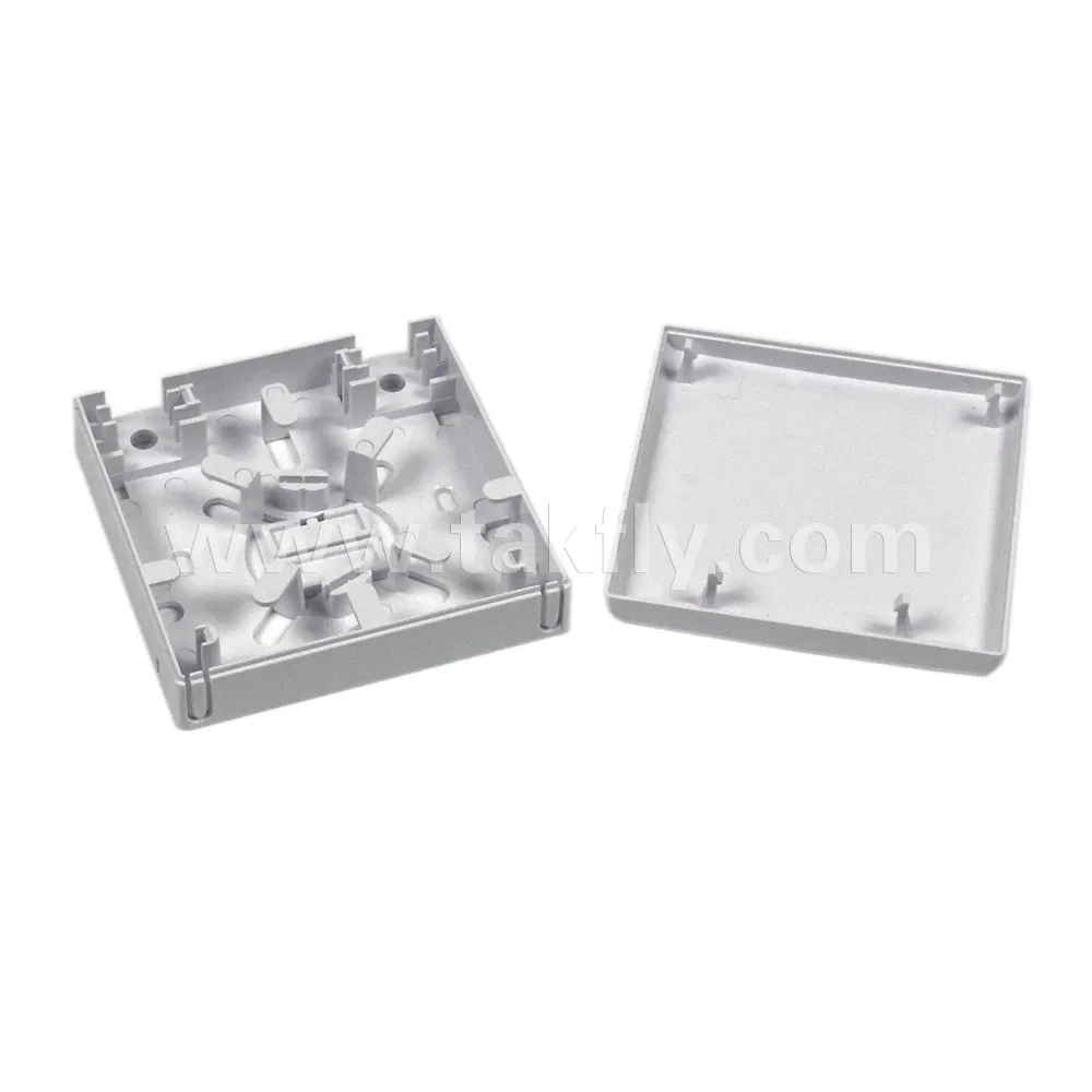 2 Core Wall Mount Fiber Optic Faceplate FTTH Subscriber