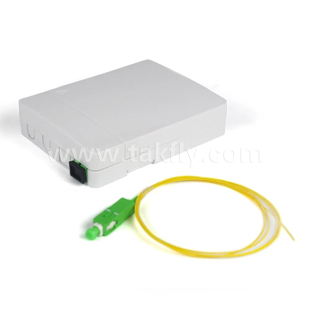 2 Cores Fiber Optic Terminal Box with Sc/APC Adapter and Pigtail