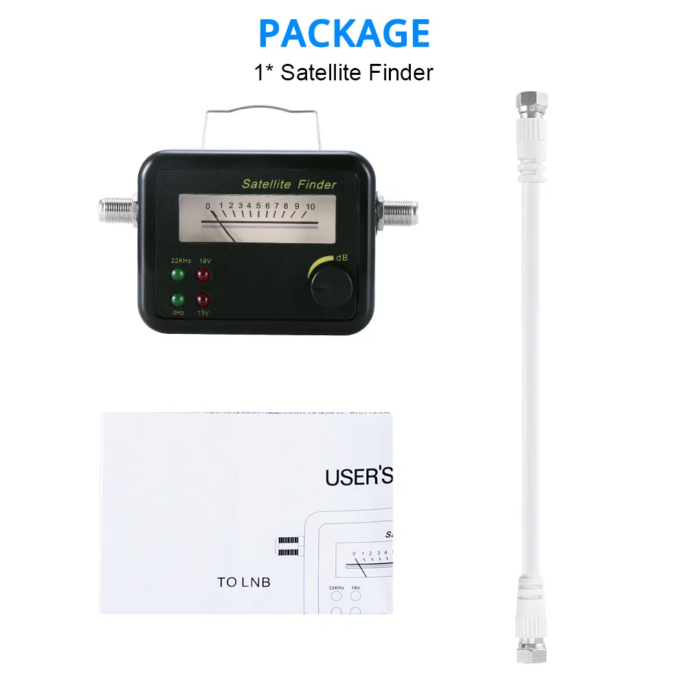 2 LED Light Displayed Digital Signal Satfinder Meter