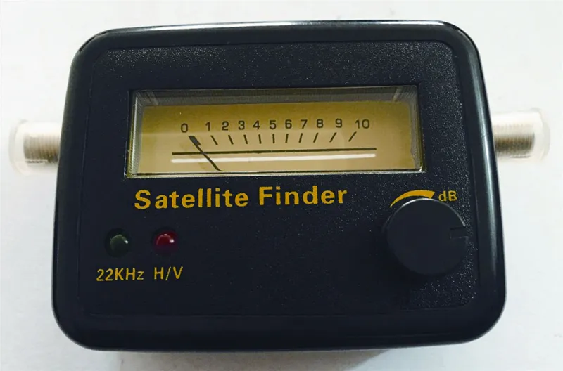 2 LED Light Displayed Digital Signal Satfinder Meter