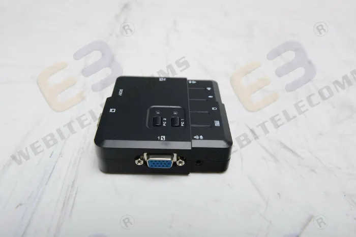 2 Port Desktop Kvm Switch with Audio