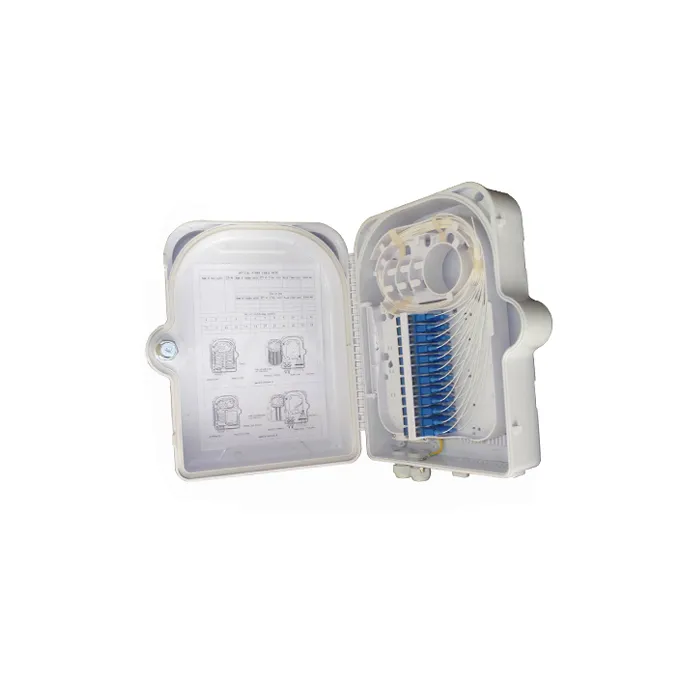 24c Black White Color FTTH Fiber Optic Terminal Box Otb Atb Odp Atb