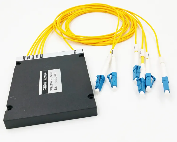 4+1CH 2.0mm LC/PC ABS Box Optical Mux/Demux CWDM Express 1meter