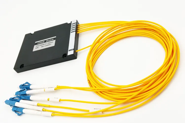 4+1CH 2.0mm LC/PC ABS Box Optical Mux/Demux CWDM Express 1meter