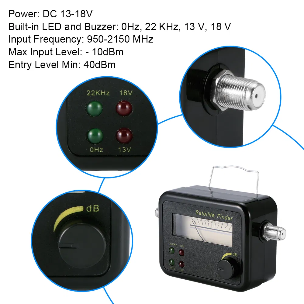 4 LED Lights Europe Hot Sale Satellite Finder Factory Price