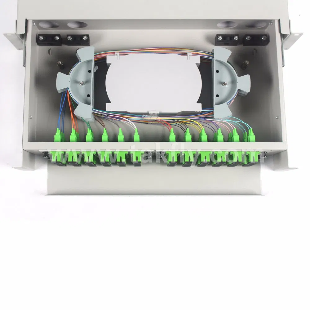4u Slide 48 Cores Rack-Mount Fiber Optical Distribution Frame