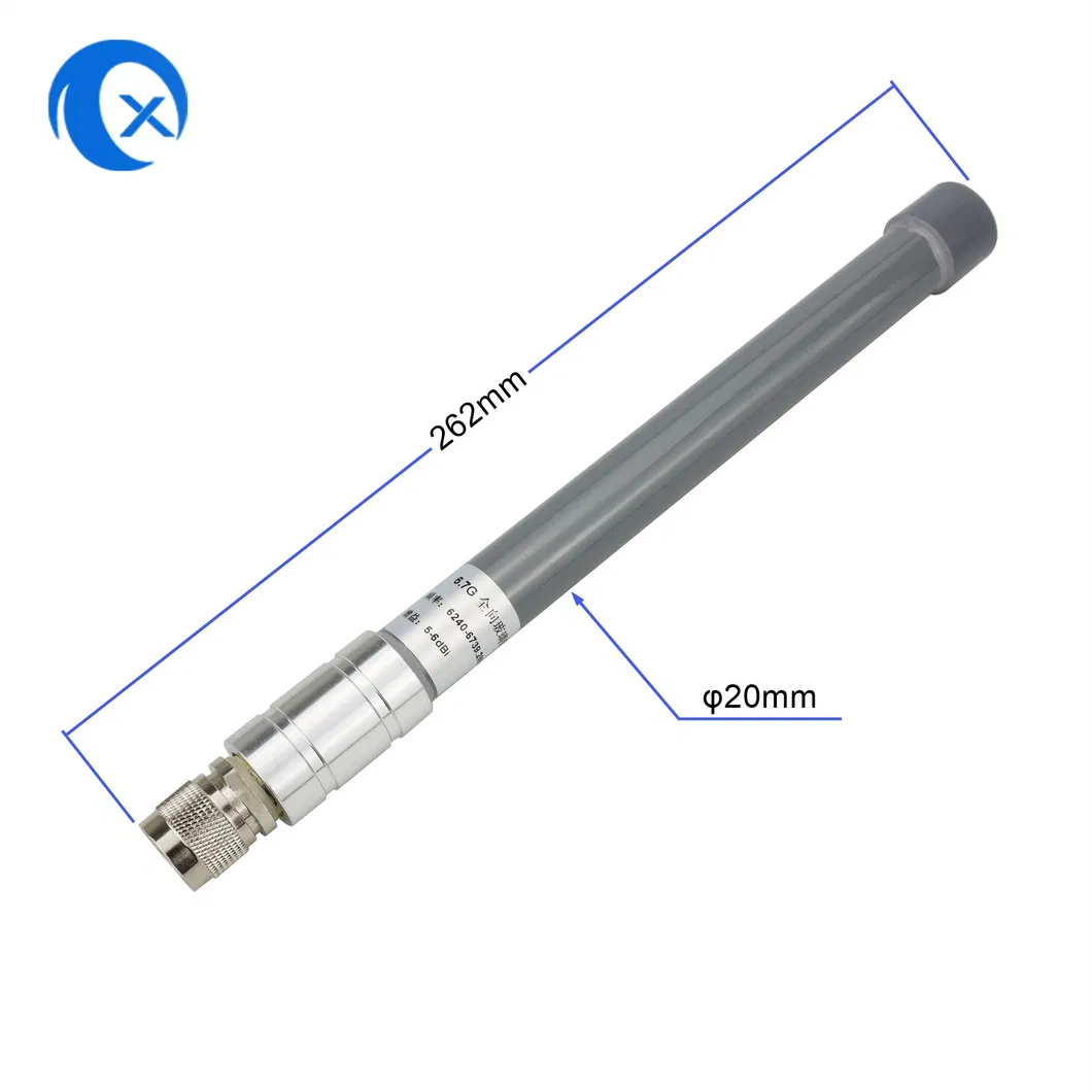 6.7GHz 5-6dBi Gain Outdoor Waterproof Fiberglass Base Station Antenna