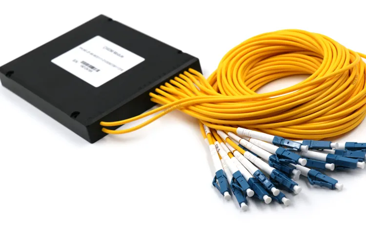 8+1CH 3.0mm Fiber Optic Cable LC/PC ABS Box Mux+Demux Optical CWDM