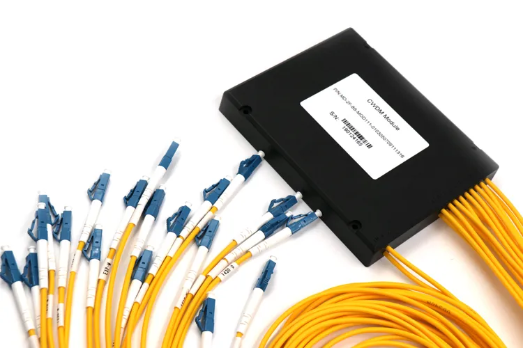 8+1CH 3.0mm Fiber Optic Cable LC/PC ABS Box Mux+Demux Optical CWDM