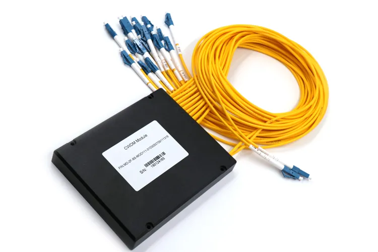 8+1CH 3.0mm Fiber Optic Cable LC/PC ABS Box Mux+Demux Optical CWDM