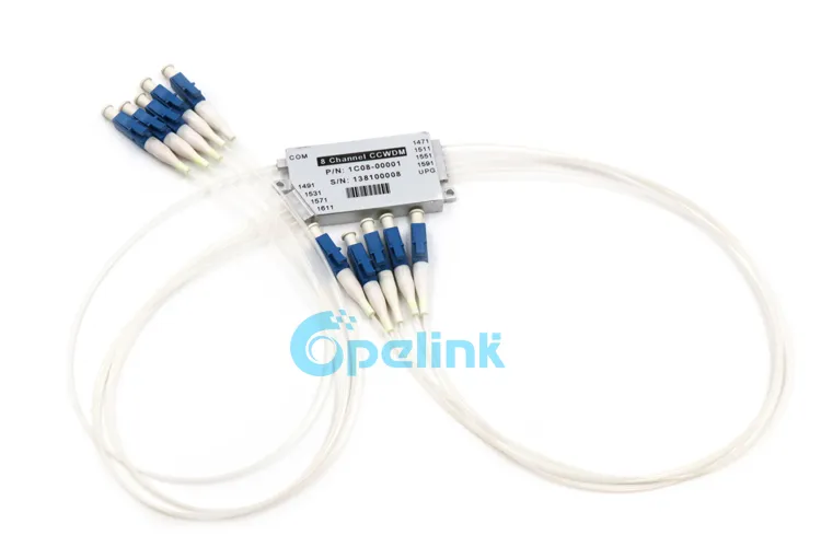 8+1CH Ccwdm Module 0.9mm LC/APC Optical Compact CWDM with Upg