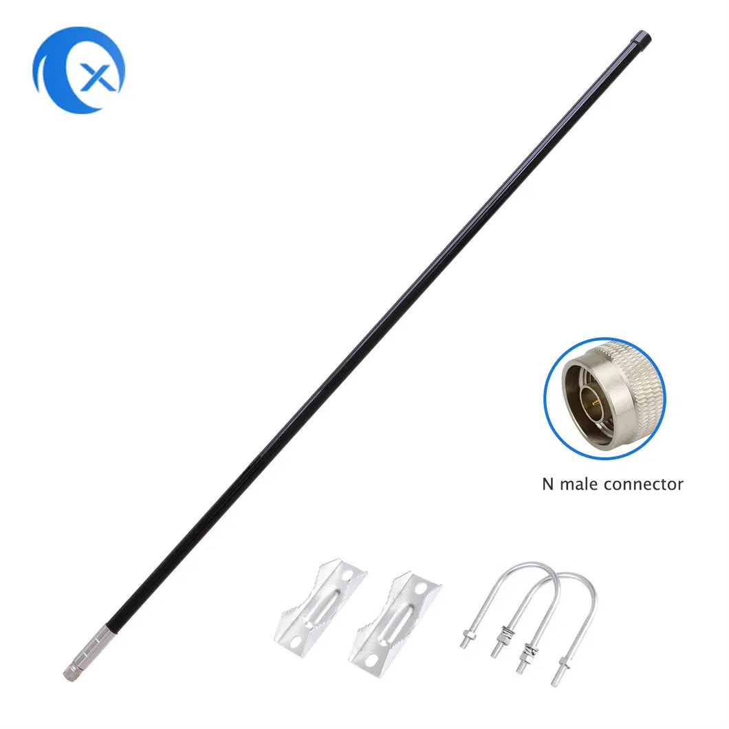 860-930MHz 5.8dBi Lorawan Antenna Black Fiberglass Antenna for Helium Hotspot Miner