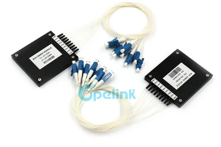 8CH LC/PC 0.9mm Fiber Cable ABS Plastic Box Mini Optical DWDM