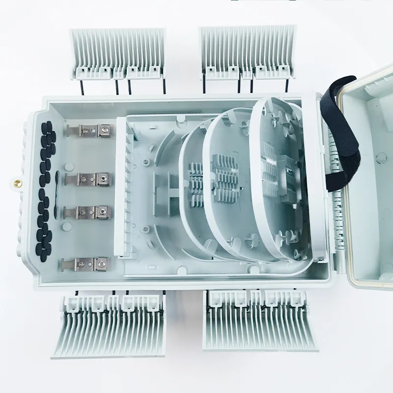 Abalone Waterproof High Quality Outdoor Optic Fiber Terminal Box for FTTH Communication Network