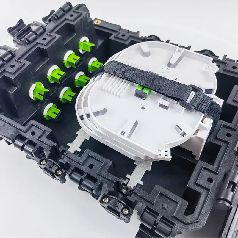 Abalone Waterproof IP68 High Quality Outdoor Optic Fiber Terminal Box for FTTX Communication Network