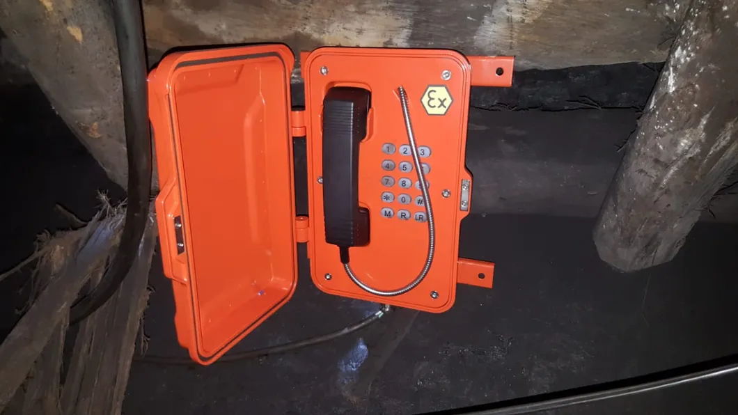 Atex Hotline Explosion Proof Waterproof Industrial Telephone for Mine