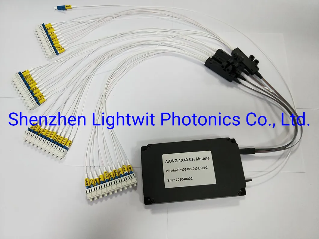 C17-C64 100GHz Gaussian DWDM Athermal AWG Modul 48CH Aawg