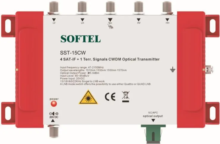 CATV Optical 1550 Mini Satellite Optical Transmitter