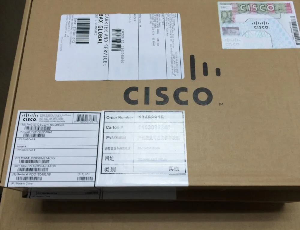 Cisco C2960X-Stack Catalyst 2960-X Flexstack Plus Stacking Module for Ethernet Switch