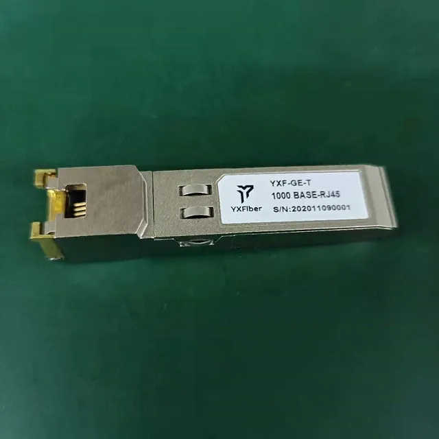 Competitive Price 10/100/1000 Base-RJ45 Connector 100m SFP Optic Copper Transceiver