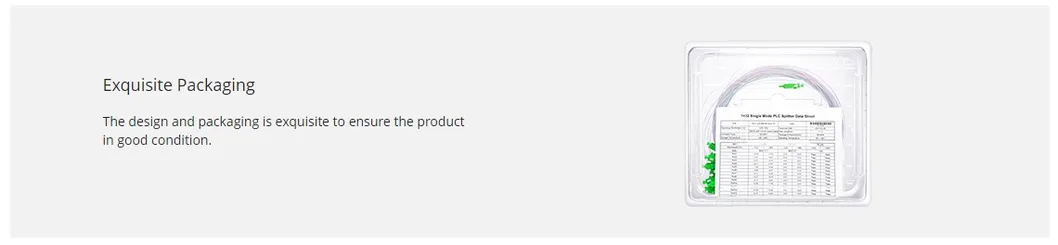 Customized 1*N 2*N Steel Tube Blockless Mini Module Fiber Splitter