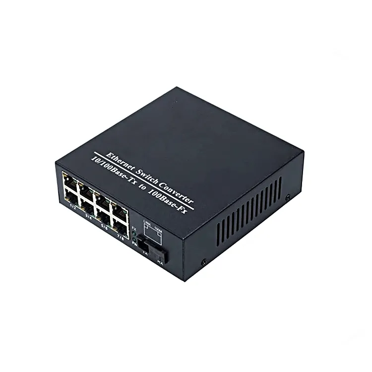 Dys Bidi Wdm Single Fiber 10/100/1000m 1310/1550 20km Llf LFP SFP Fiber Optic Media Converter OEM Factory