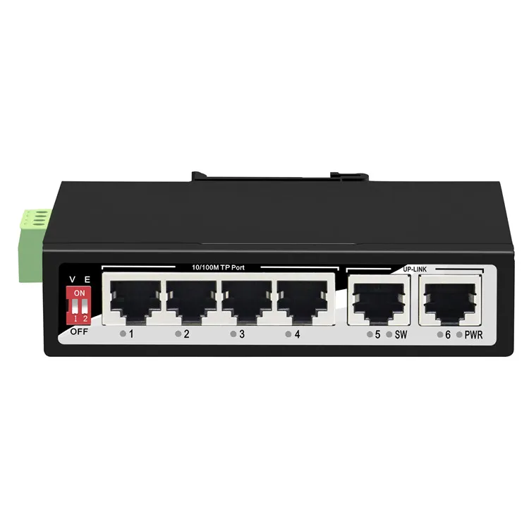 Easy Deployment OEM 8 Ports 100/1000m Poe Switch with 2 SFP Port and DC24V Power in