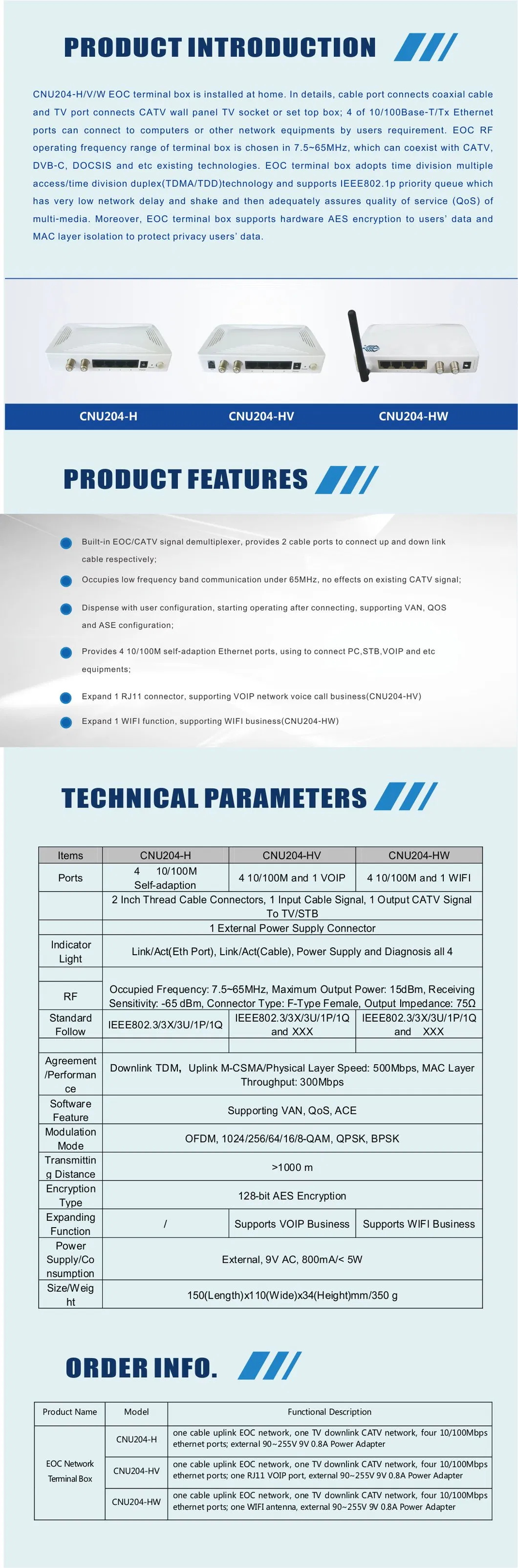 Eoc Network Terminal Box