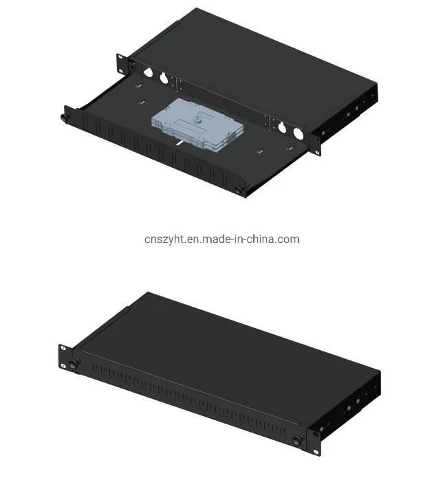 Europ Type ODF 19 Inch Rack Mount Sliding Type Fiber Optic Patch Panel