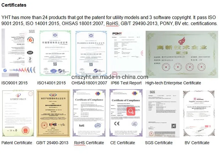 Europ Type ODF 19 Inch Rack Mount Sliding Type Fiber Optic Patch Panel