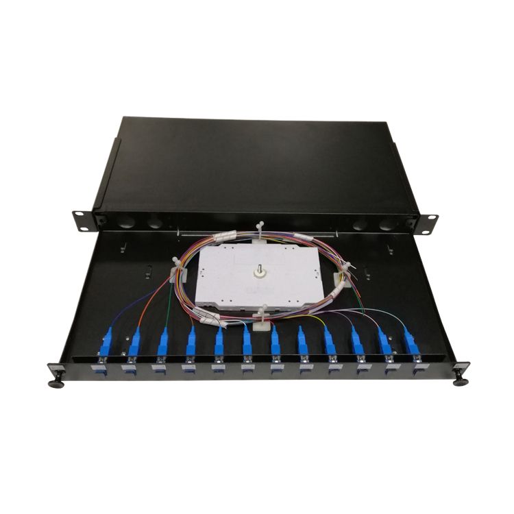 Factory Sales 12f 24f Sc/Upc Sc/APC Sliding Fiber Optic Patch Panel ODF-RS-205 FTTH