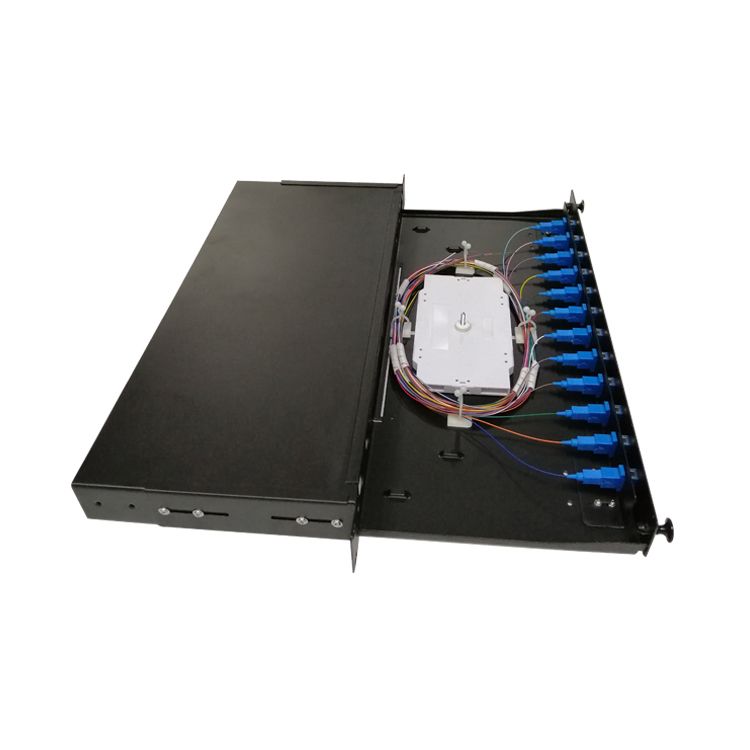 Factory Sales 12f 24f Sc/Upc Sc/APC Sliding Fiber Optic Patch Panel ODF-RS-205 FTTH